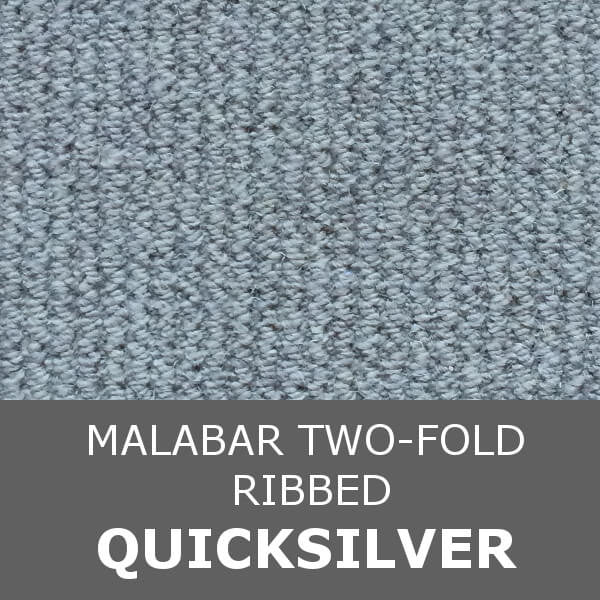 Cormar MALABAR Two-fold - Ribbed Texture - Quicksilver