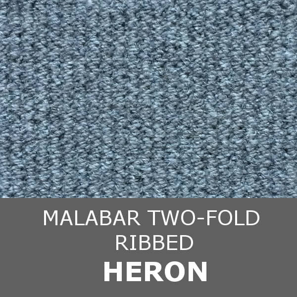 Cormar MALABAR Two-fold - Ribbed Texture - Heron
