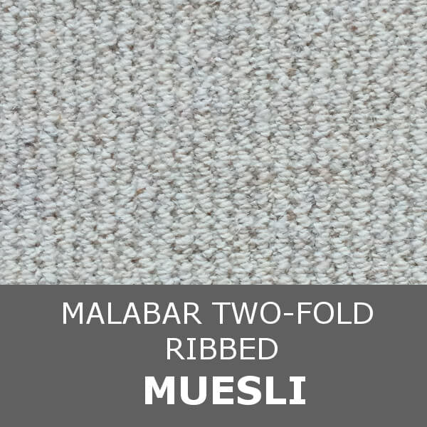 Cormar MALABAR Two-fold - Ribbed Texture - Muesli